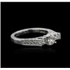 Image 2 : 18KT White Gold 1.04ctw Diamond Ring