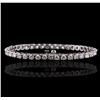 Image 2 : 14KT White Gold 6.85ctw Diamond Bracelet