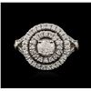 Image 1 : 14KT White Gold 1.48ctw Diamond Ring