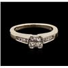 Image 1 : 14KT White Gold 0.45ctw Diamond Ring