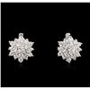 Image 1 : 14KT White Gold 2.40ctw Diamond Earrings