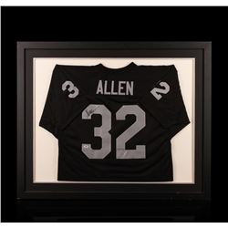 Marcus Allen Framed Autographed Jersey