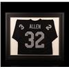 Image 1 : Marcus Allen Framed Autographed Jersey