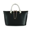 Image 1 : Chloe Baylee Black and Gray Shoulder/Tote Bag