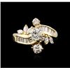 Image 1 : 14KT Yellow Gold 2.06ctw Diamond Ring