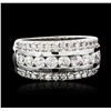 Image 1 : 14KT White Gold 1.26ctw Diamond Ring