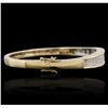 Image 2 : 14KT Yellow Gold 3.25ctw Diamond Bangle