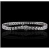Image 2 : 14KT White Gold 7.52ctw Diamond Bracelet