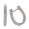 Image 2 : 14KT White Gold 1.62ctw Diamond Earrings