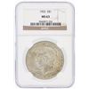 Image 1 : 1922 NGC MS63 Peace Silver Dollar