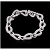 Image 1 : 14KT White Gold 2.16ctw Diamond Bracelet