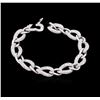 Image 2 : 14KT White Gold 2.16ctw Diamond Bracelet