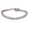 Image 1 : 14KT White Gold 8.47ctw Diamond Tennis  Bracelet