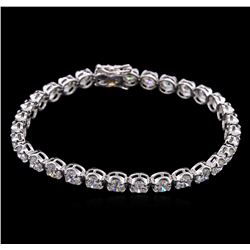 10.50ctw Diamond Tennis Bracelet - 18KT White Gold