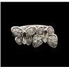 Image 1 : 14KT White Gold 0.50ctw Diamond Ring