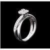 Image 3 : 0.50ctw Diamond Ring - 14KT White Gold