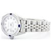 Image 2 : Rolex Stainless Steel Diamond and Sapphire DateJust Ladies Watch