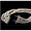 Image 3 : 7.48ctw Diamond Bracelet - 14KT White Gold