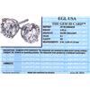 Image 4 : 14KT White Gold 4.33ctw Diamond Stud Earrings