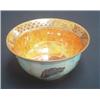 Image 1 : GOOD WEDGWOOD BUTTERFLY LUSTRE BOWL, the interior decorated in gilt with an exotic specimen with...