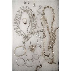 Collection of Rhinestone Jewelry