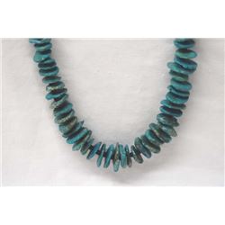 Southwestern Stacked Turquoise Nugget Necklace