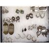 Image 2 : Collection of 20+ Sterling Silver Earrings