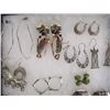 Image 4 : Collection of 20+ Sterling Silver Earrings