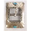 Image 1 : Navajo Sterling Silver Turquoise Buckle