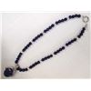 Image 2 : Estate Lapis Lazuli Bead and Pendant Necklace