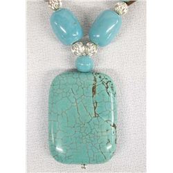 Estate Turquoise Nugget Necklace