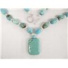 Image 3 : Estate Turquoise Nugget Necklace