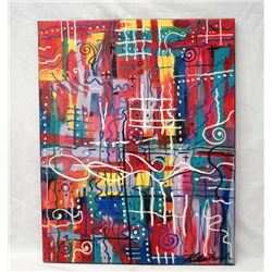 2015 Original Acrylic by Kathy Kills Thunder