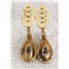Image 2 : 14K Gold and Diamond Earrings Jackets