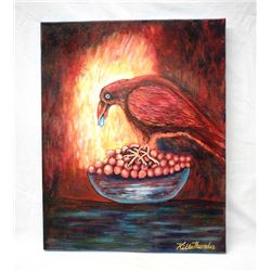 2015 Original Acrylic Painting by Kills Thunder