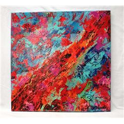 2015 Original Acrylic Painting by Kills Thunder