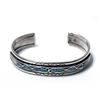 Image 1 : Early Navajo Sterling Silver Turquoise Bracelet