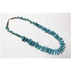 Native American Santo Domingo Turquoise Necklace
