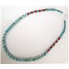 Image 1 : Estate Kingman Turquoise Beaded Necklace