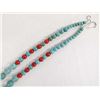 Image 2 : Estate Kingman Turquoise Beaded Necklace
