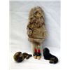 Image 2 : Collection of Northwest Coast Eskimo Seals & Doll
