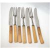 Image 1 : 7 Civil War Era Bone Handled Forks