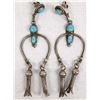 Image 1 : Navajo Old Pawn Sterling Turquoise Earrings