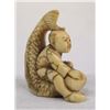 Image 2 : Oriental Netsuke Figurine, Man Sitting on Fish