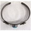 Image 3 : Navajo Old Pawn Sterling Silver Turquoise Bracelet