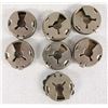 Image 2 : 7 Navajo Sterling Silver Button Covers