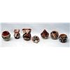 Image 1 : Collection of Miniature Polychrome Jemez Pottery