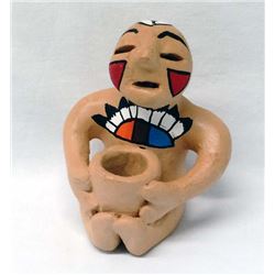 Tesuque Polychrome Pottery Rain God
