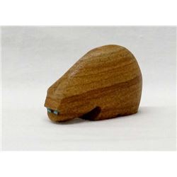 Zuni Carved Sandstone Bear Fetish