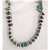 Image 1 : Native American Navajo Sterling Turquoise Necklace